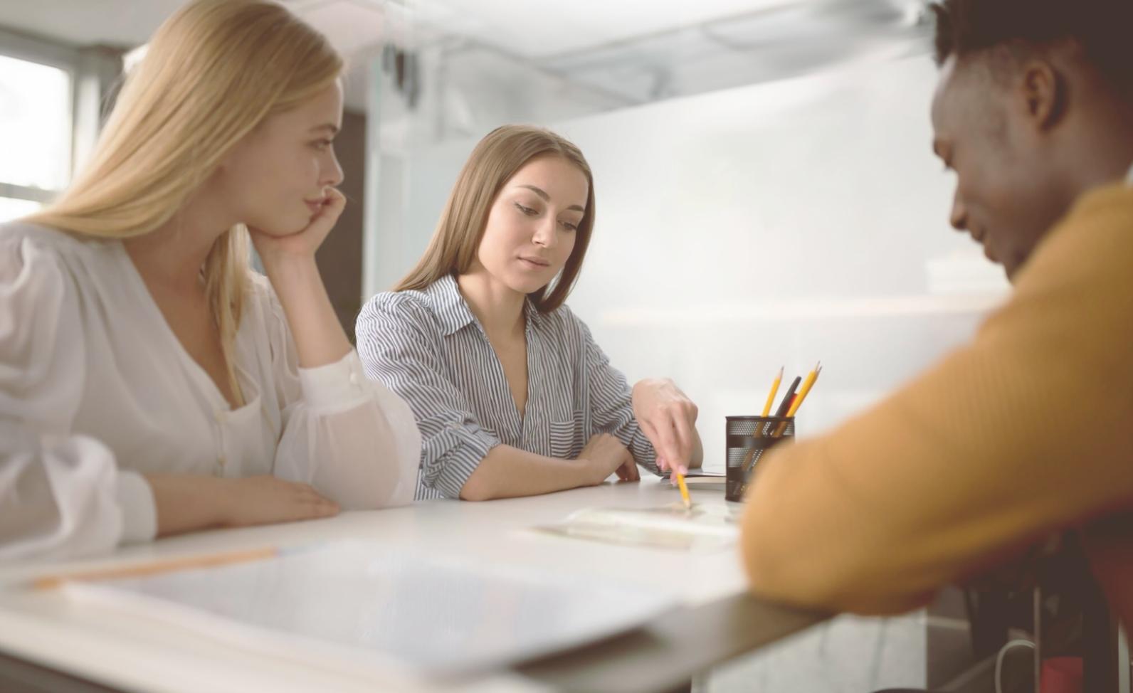 Reunión de planificación financiera con cliente